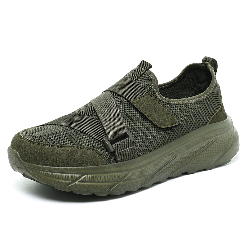 Men Shoes Velcro - 남성용 캐주얼 스포츠 메쉬 통기성 편리한