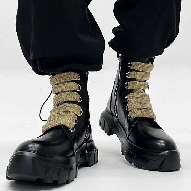 Men Shoes Branded - 남성용 이탈리아 브랜드 디자이너 부츠 패션