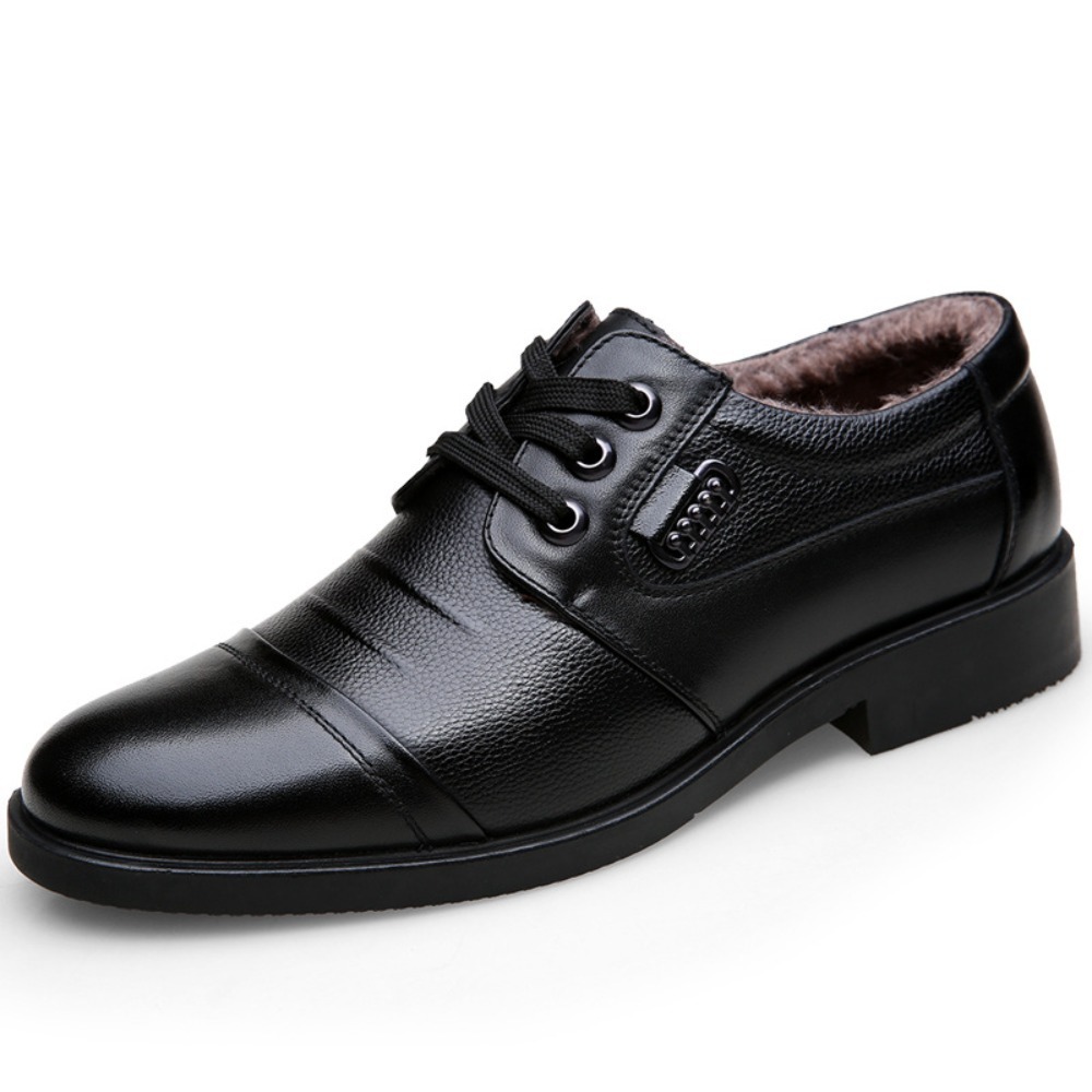 Men'S Shoes Size 43 In Us - 가을/겨울 남성용 천연 가죽 신발, 따뜻한