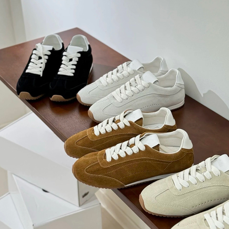 Casual Sneaker Low - 유니섹스 여성 캐주얼 신발 천연 가죽