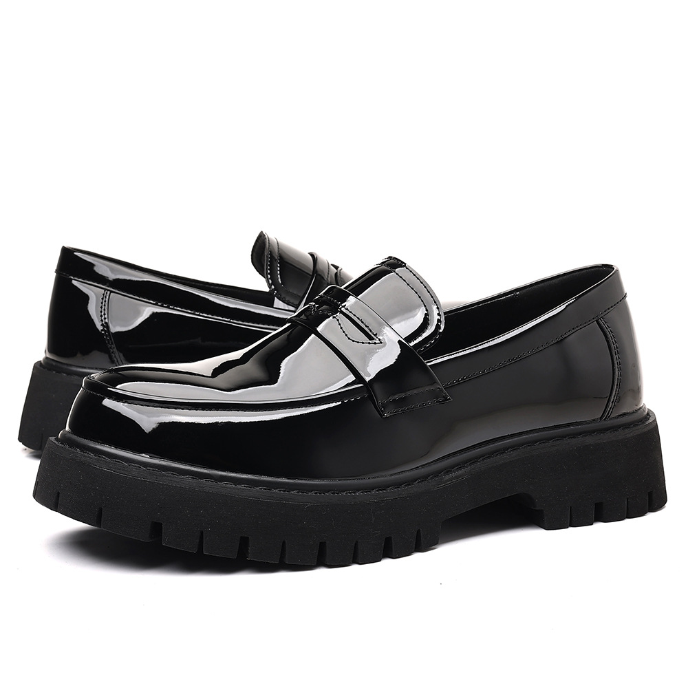 Men'S Shoes Qn - 새로운 남성 로퍼 슬립온 PU 가죽