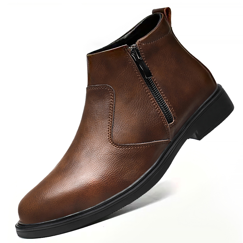Men'S Shoes Qn - 남성용 가을 겨울 신상 하이탑 가죽