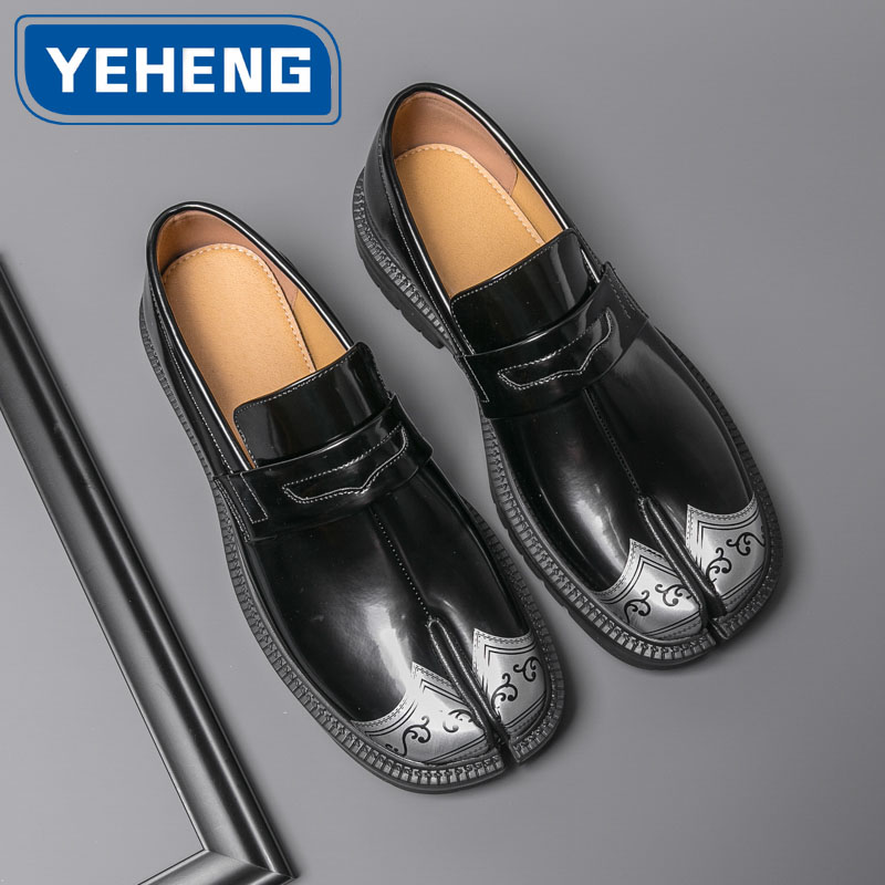 Men'S Shoes Japanese Brand - 고품질 남성 두꺼운 밑창 가죽 신발