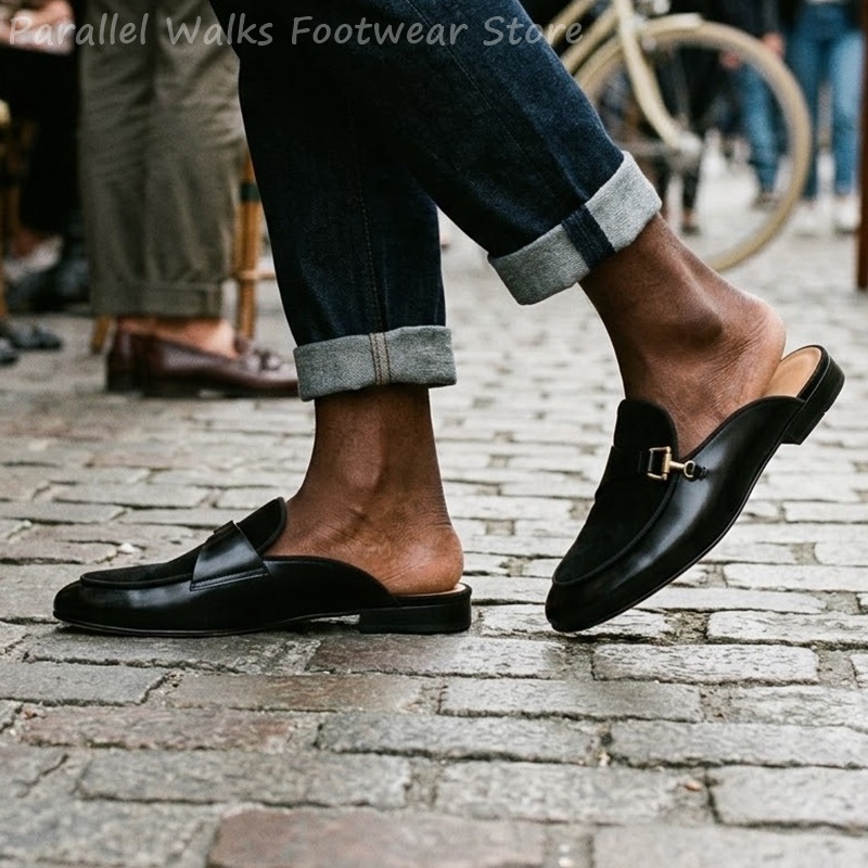 Men'S Shoes Smart - 스마트 캐주얼 남성 스웨이드 에나멜 가죽