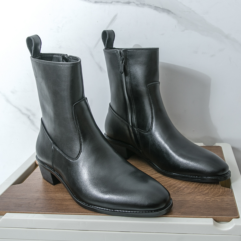 Men Shoes Branded - 신상 영국 스타일 첼시 롱 부츠