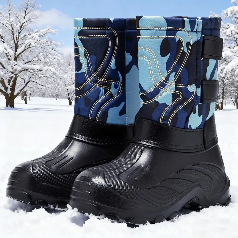 Winter Boot Insulated - 남성용 카모 하이탑 겨울 스노우 부츠