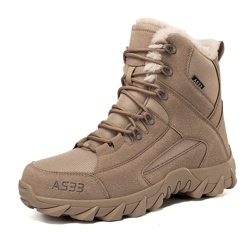 Winter Boot Insulated - 남성용 하이탑 보온 전술 부츠, 야외용