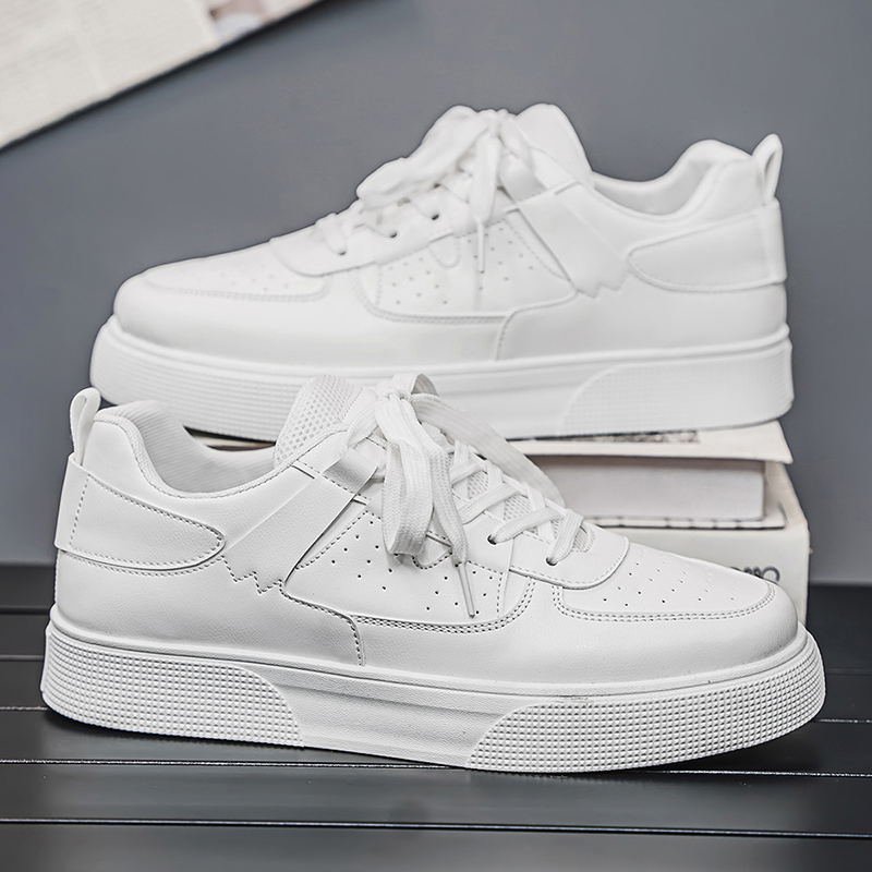 LOEIKAN 남성용 화이트 캐주얼 스니커즈 |   경 - Men Shoes Trainers 리뷰 및 가격