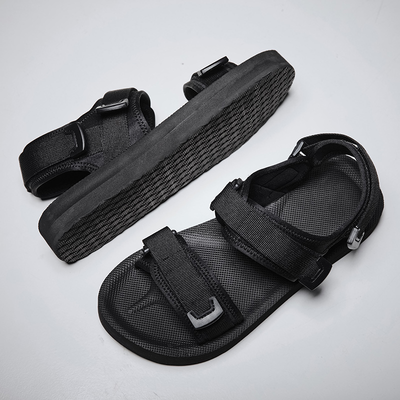 넓은 발을 위한 조절 가능한 플랫 샌들, 훅앤루프 스트 - Men Shoes Velcro 리뷰 및 가격