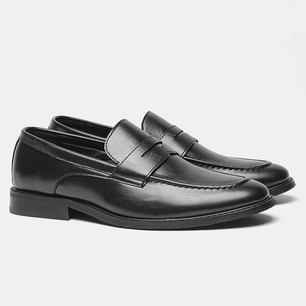 남성용 블랙 페니 로퍼 클래식 비즈니스 드레스 슈즈 슬 - Men'S Shoes Qn 리뷰 및 가격