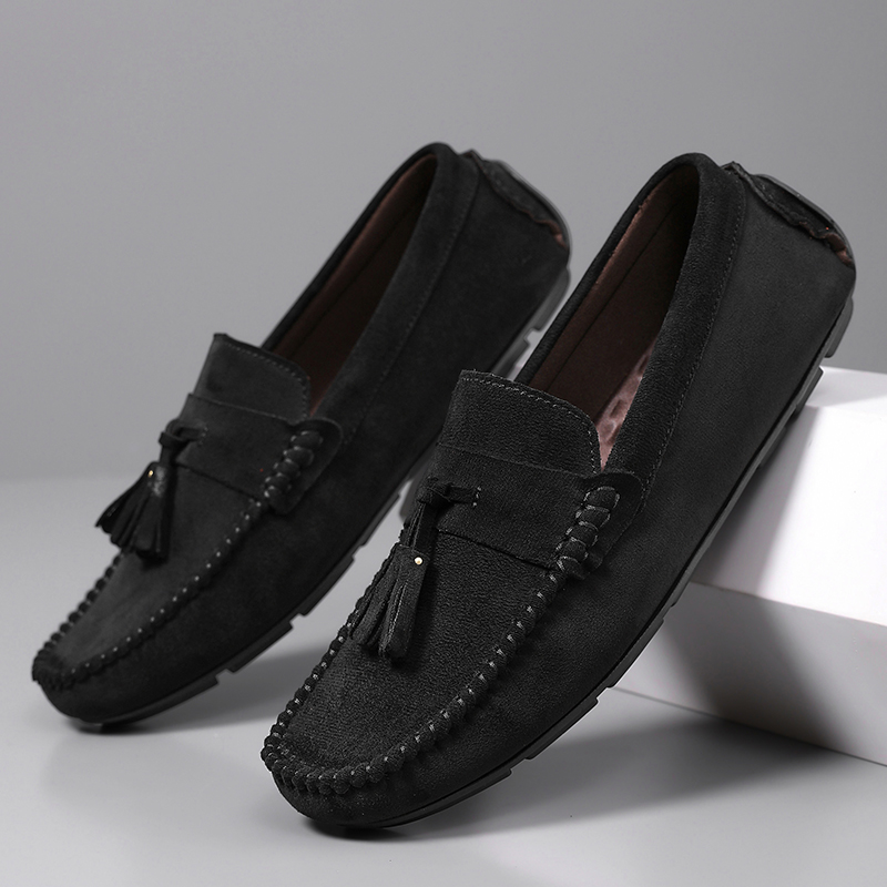 클래식 태슬 남성 로퍼 편안한 스웨이드 가죽 캐주얼 신 - Men'S Shoes Qn 리뷰 및 가격