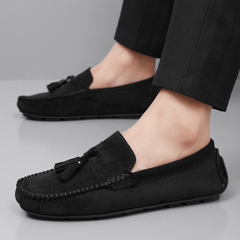 클래식 태슬 남성 로퍼 편안한 스웨이드 가죽 캐주얼 신 - Men'S Shoes Qn 리뷰 및 가격