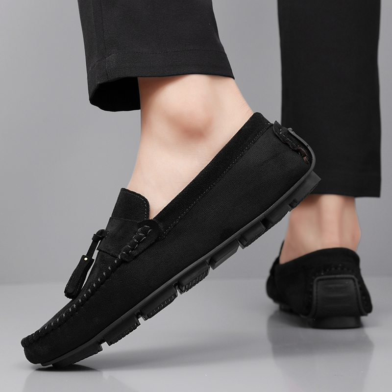 클래식 태슬 남성 로퍼 편안한 스웨이드 가죽 캐주얼 신 - Men'S Shoes Qn 리뷰 및 가격