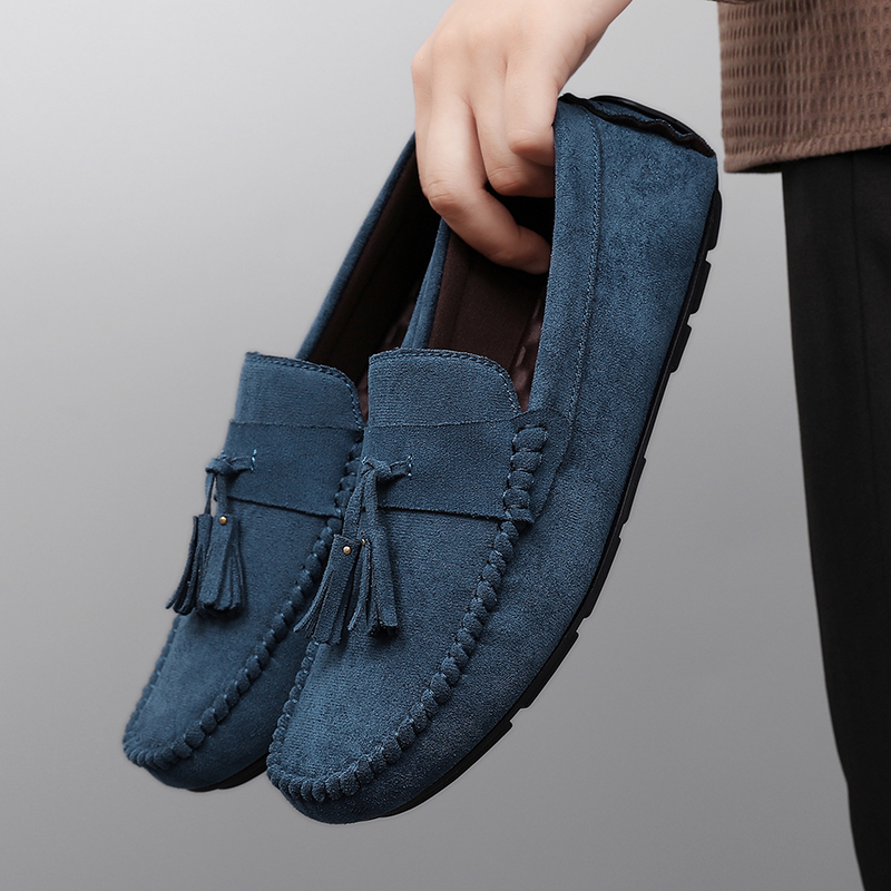 클래식 태슬 남성 로퍼 편안한 스웨이드 가죽 캐주얼 신 - Men'S Shoes Qn 리뷰 및 가격