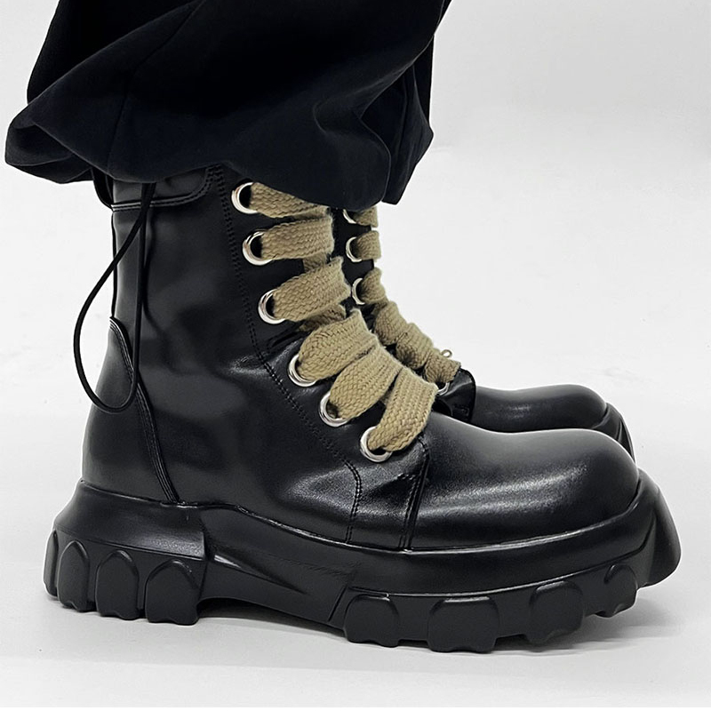 남성용 이탈리아 브랜드 디자이너 부츠 패션 플랫폼 신발 - Men Shoes Branded 리뷰 및 가격
