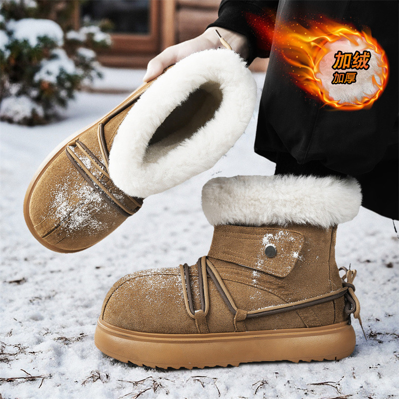 2025년 신상 겨울 남성 스노우 부츠 가죽 따뜻한 플 - Winter Boot Insulated 리뷰 및 가격