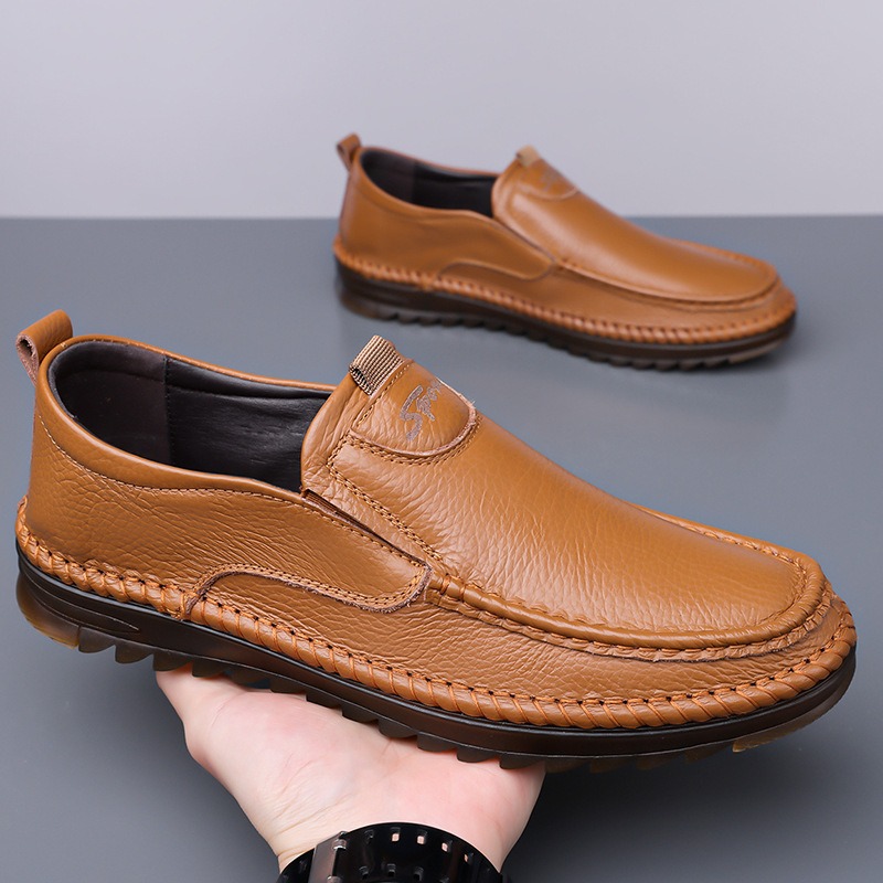 남성용 천연 가죽 신발 2026 봄 부드러운 밑창 미끄 - Men'S Shoes Size 43 In Us 리뷰 및 가격
