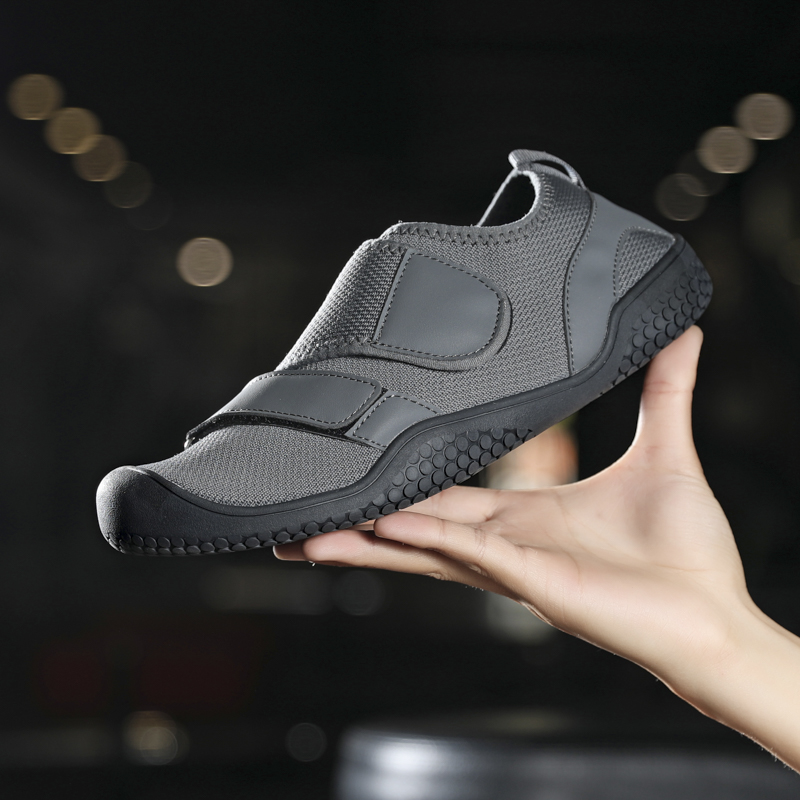 남녀 공용 와이드 토 통기성 메쉬 캐주얼 스니커즈 조절 - Men Shoes Velcro 리뷰 및 가격