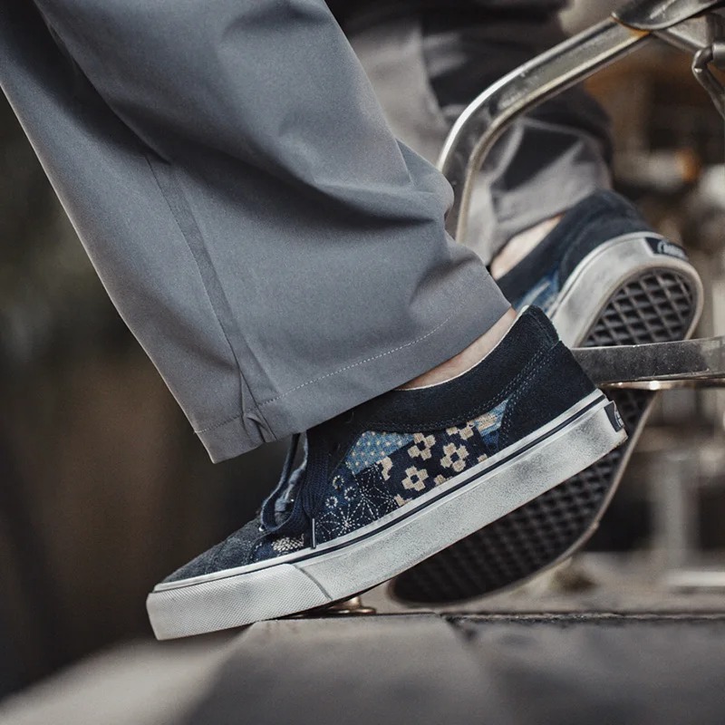 신발 남성용 일본 복고풍 프린팅 캔버스 신발 디자이너  - Men'S Shoes Japanese Brand 리뷰 및 가격
