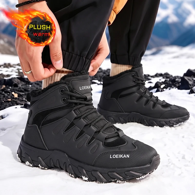 남성용 겨울 스노우 부츠 플러시 안감 하이탑 미끄럼 방 - Winter Boot Insulated 리뷰 및 가격