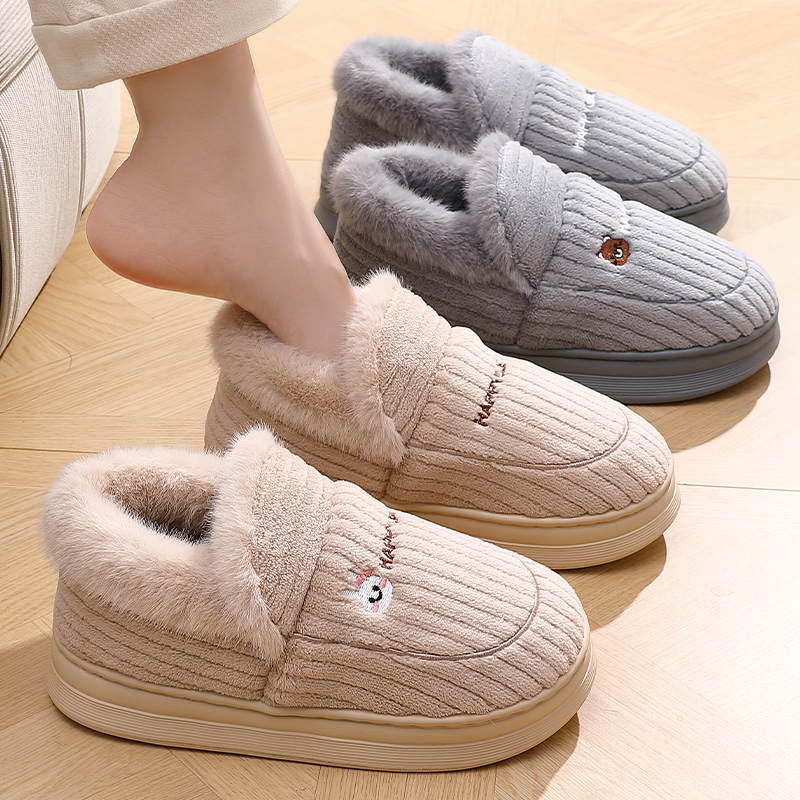 겨울용 따뜻한 슬리퍼 여성 남성용 4cm 두께 플랫폼  - Winter Boot Insulated 리뷰 및 가격