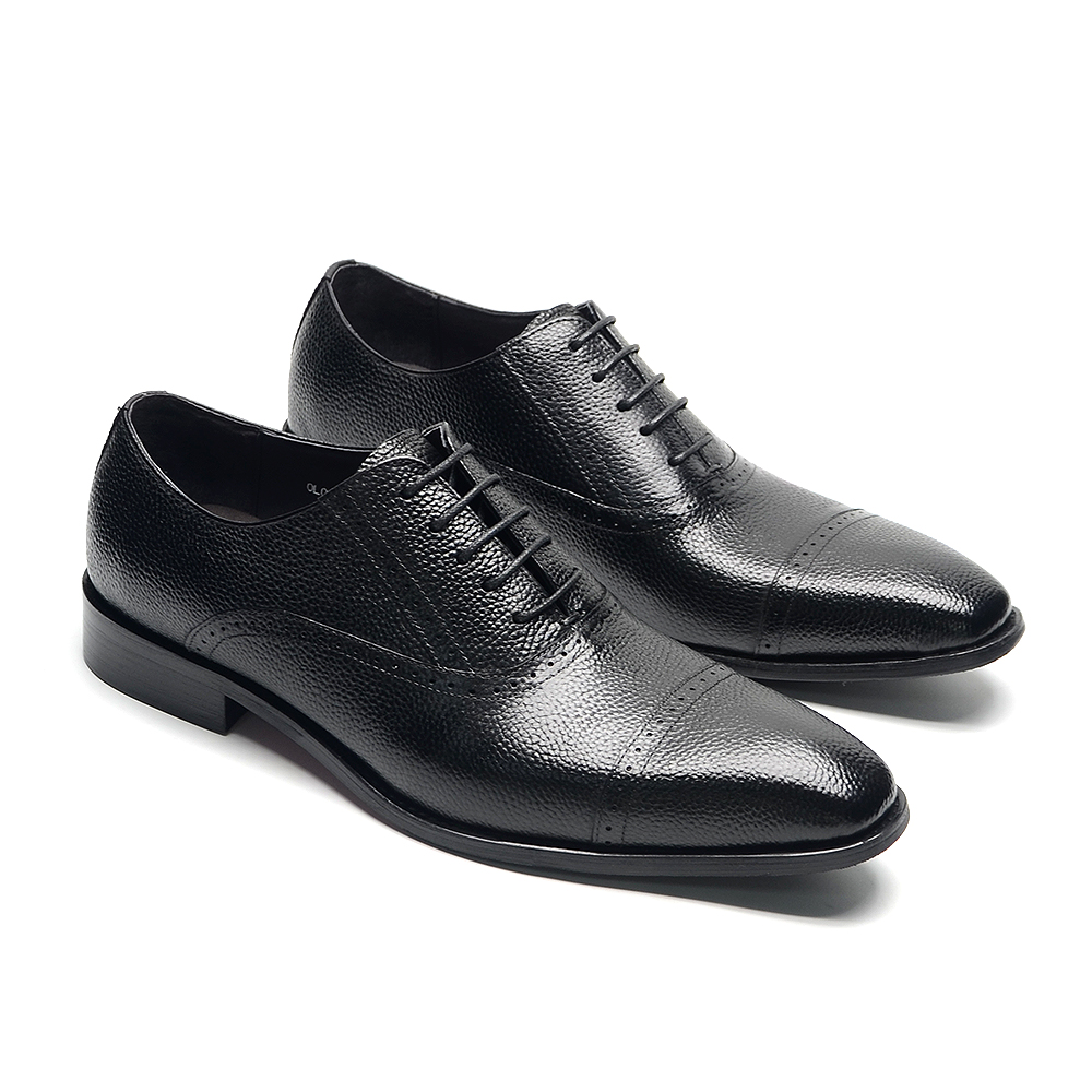 고급 수제 천연 가죽 남성 정장 구두 블랙 레이스업 캡 - Men Shoes Size 11 리뷰 및 가격