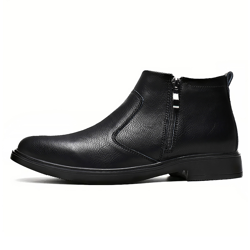 남성용 가을 겨울 신상 하이탑 가죽 신발, 지퍼가 달린 - Men'S Shoes Qn 리뷰 및 가격