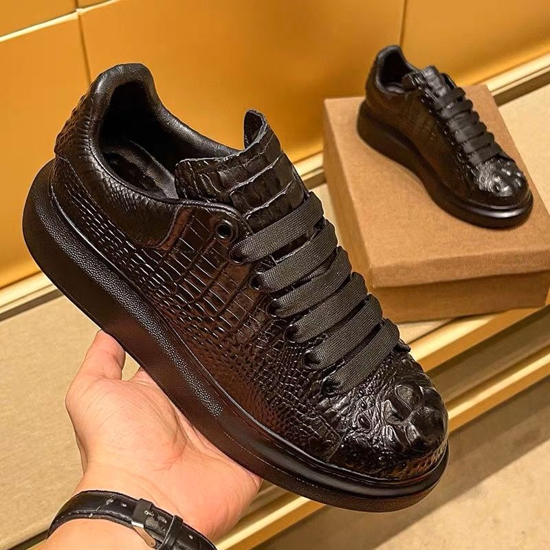 2025 여름 악어 무늬 블랙 남성 통기성 운동화 러닝 - Men'S Shoes Qn 리뷰 및 가격