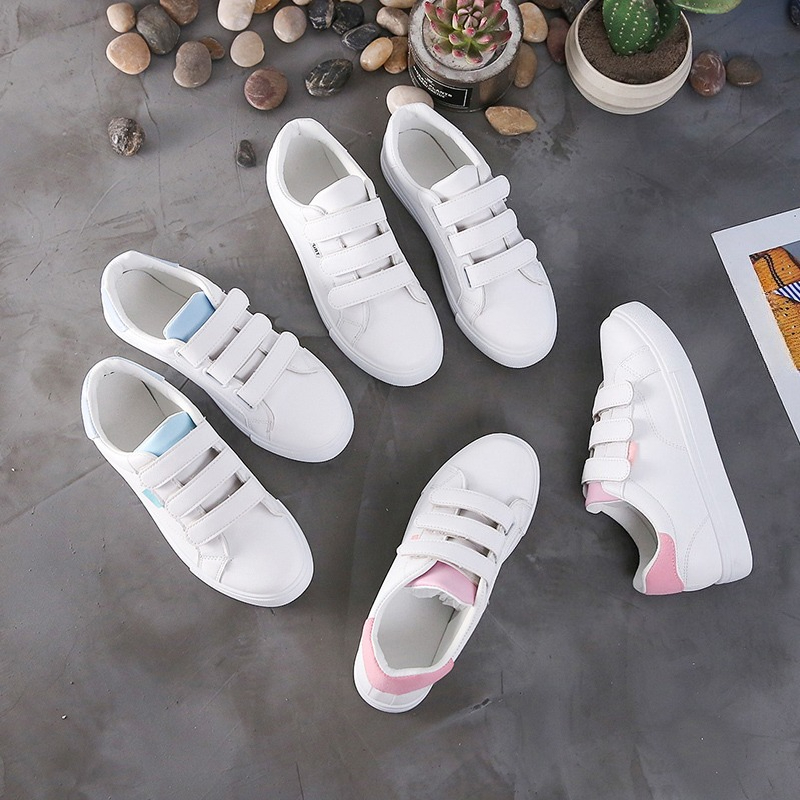 새로운 가을 여성 흰색 싱글 슈즈 여성 학생 스니커즈  - Casual Sneaker Low 리뷰 및 가격