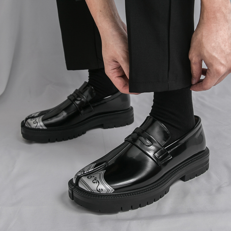 패션 일본 스타일 스플릿 토 로퍼 브랜드 비즈니스 두꺼 - Men'S Shoes Japanese Brand 리뷰 및 가격