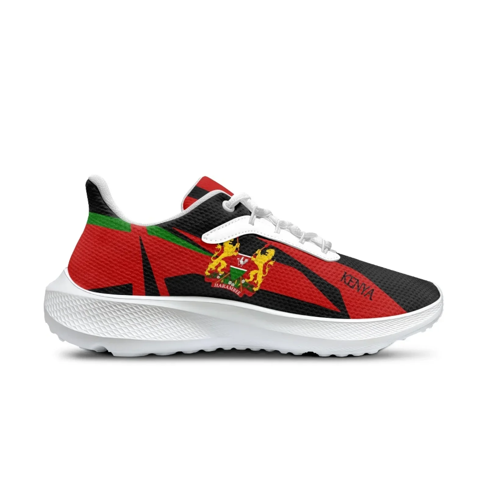케냐 국기 스니커즈 경량 레이스 업 편안한 여름 캐주얼 - Men Shoes Kenya 리뷰 및 가격