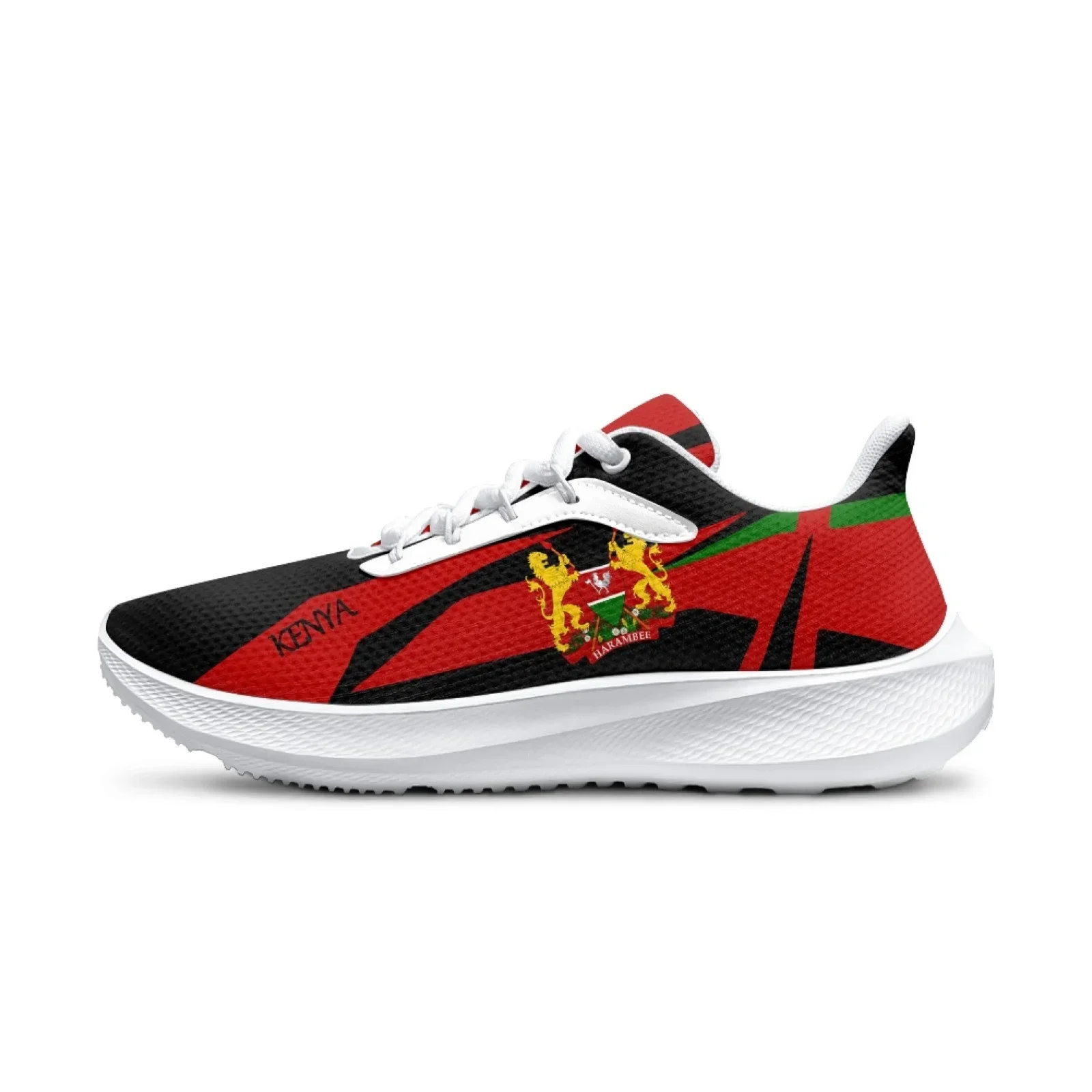 케냐 국기 스니커즈 경량 레이스 업 편안한 여름 캐주얼 - Men Shoes Kenya 리뷰 및 가격