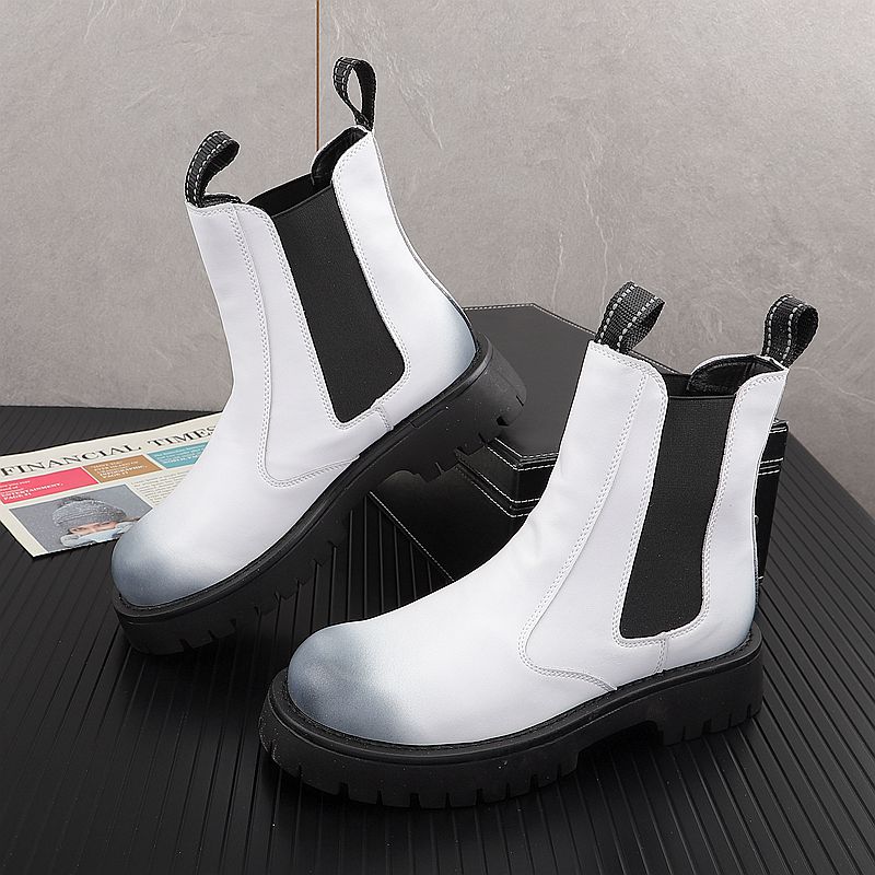 남성 럭셔리 패션 정품 가죽 부츠 블랙 화이트 브랜드  - Men Shoes Branded 리뷰 및 가격