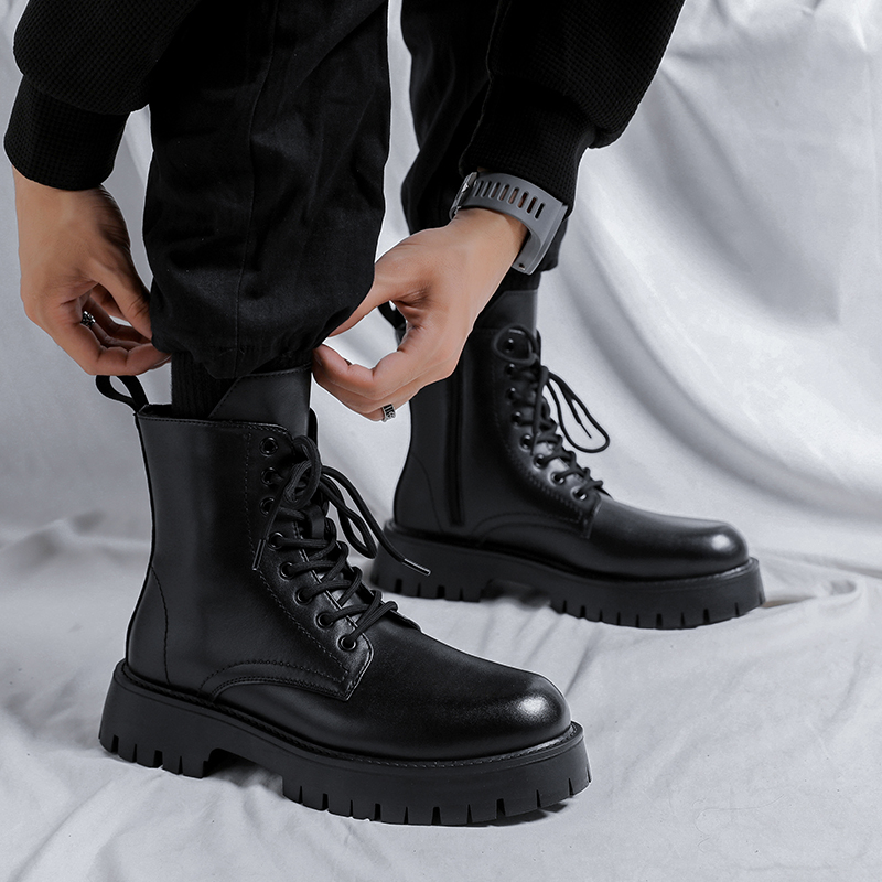 남성 럭셔리 패션 정품 가죽 부츠 블랙 화이트 브랜드  - Men Shoes Branded 리뷰 및 가격