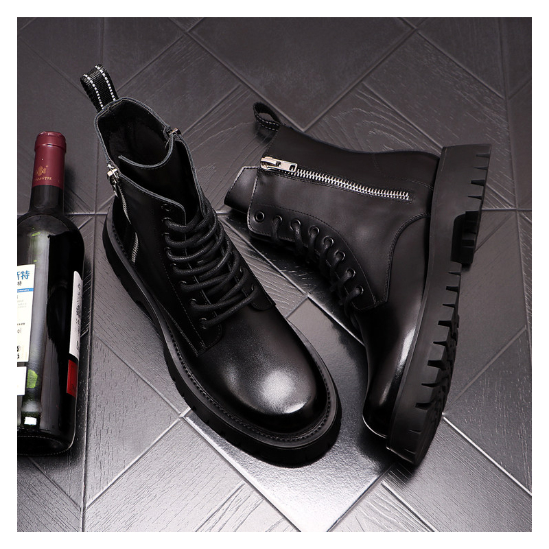 남성 럭셔리 패션 정품 가죽 부츠 블랙 화이트 브랜드  - Men Shoes Branded 리뷰 및 가격