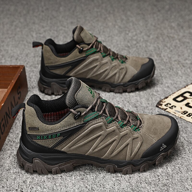 HIKEUP 하이 퀄리티 가죽 하이킹 신발, 내구성 야 - Men Shoes Size 11 리뷰 및 가격