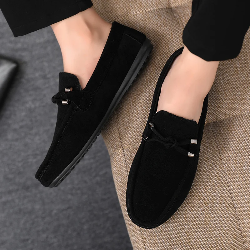 남성 캐주얼 신발 패션 남성 신발 수제 스웨이드 가죽  - Men'S Shoes Qn 리뷰 및 가격