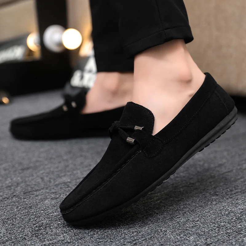 남성 캐주얼 신발 패션 남성 신발 수제 스웨이드 가죽  - Men'S Shoes Qn 리뷰 및 가격