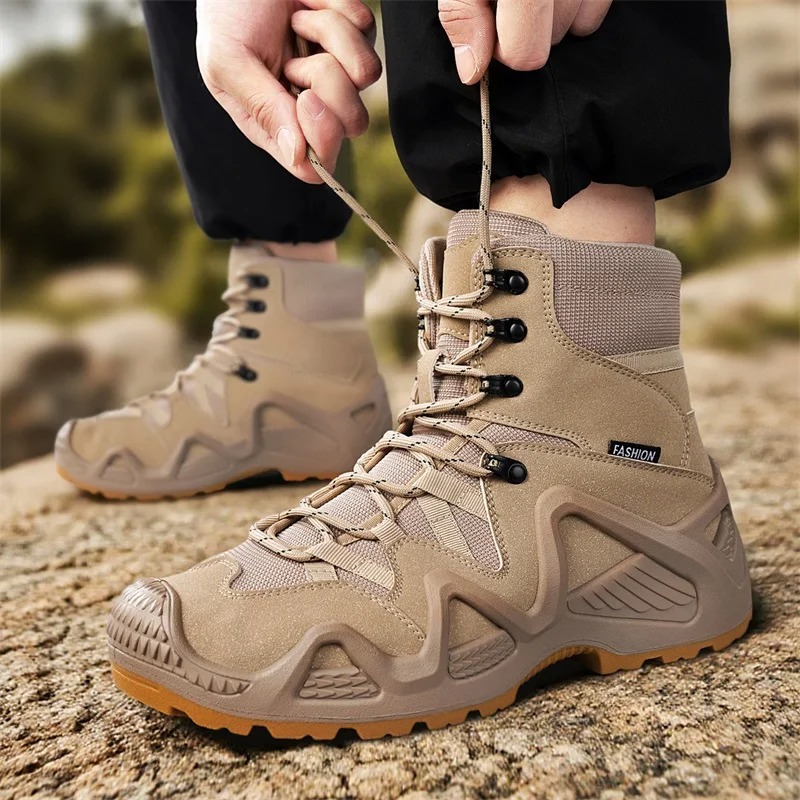 남성 전술 부츠 레이스업 브랜드 발목 등산화 사막 작업 - Men Shoes Branded 리뷰 및 가격