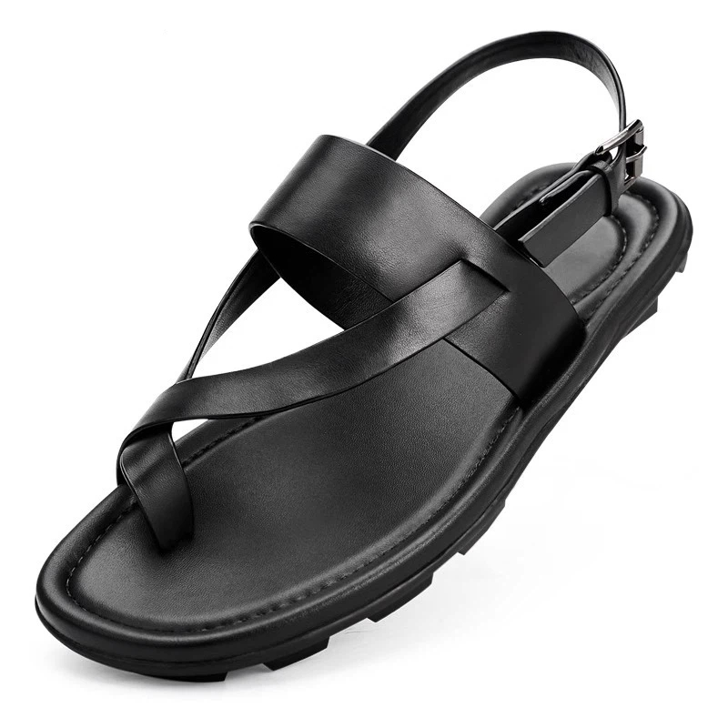 정품 가죽 남성 샌들 럭셔리 수제 품질 편안한 2026 - Men'S Shoes Size 43 In Us 리뷰 및 가격