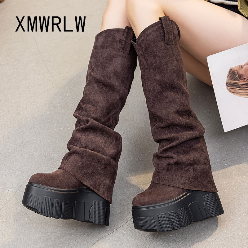 XMWRLW 2025 가을 겨울 여성 무릎 높이 부츠  - Winter Boot Insulated 리뷰 및 가격