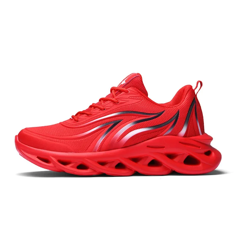 패션 운동화 남자 불꽃 인쇄 운동화 니트 운동 스포츠  - Men Shoes Trainers 리뷰 및 가격