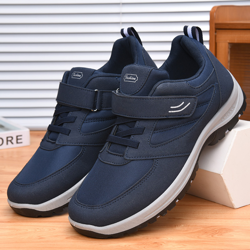 새로운 남성용 봄용 캐주얼 스포츠 워킹화, 벨크로 스트 - Men Shoes Velcro 리뷰 및 가격