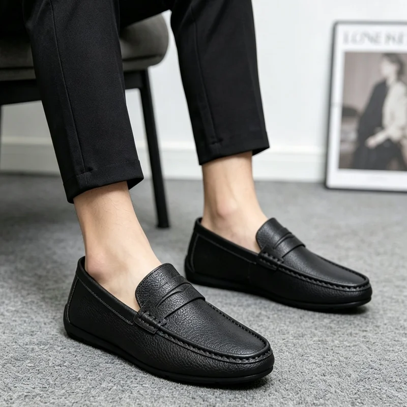 남성용 클래식 디자인 캐주얼 신발 슬립온 신발 편안한  - Men'S Shoes Qn 리뷰 및 가격