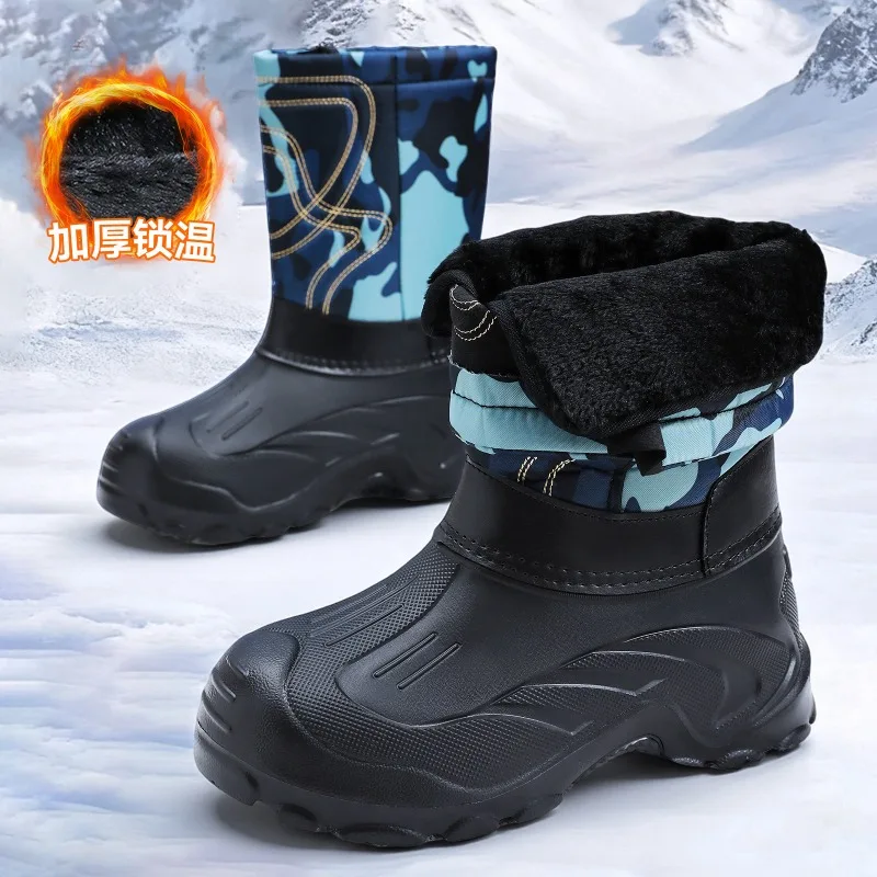 남성용 카모 하이탑 겨울 스노우 부츠 합성 가죽 EVA - Winter Boot Insulated 리뷰 및 가격