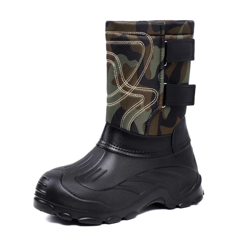 남성용 카모 하이탑 겨울 스노우 부츠 합성 가죽 EVA - Winter Boot Insulated 리뷰 및 가격