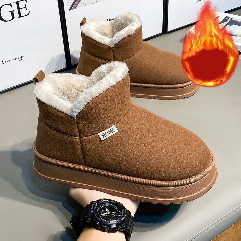 인기 있는 가을 및 겨울용 플리스 안감 따뜻한 커플 스 - Winter Boot Insulated 리뷰 및 가격