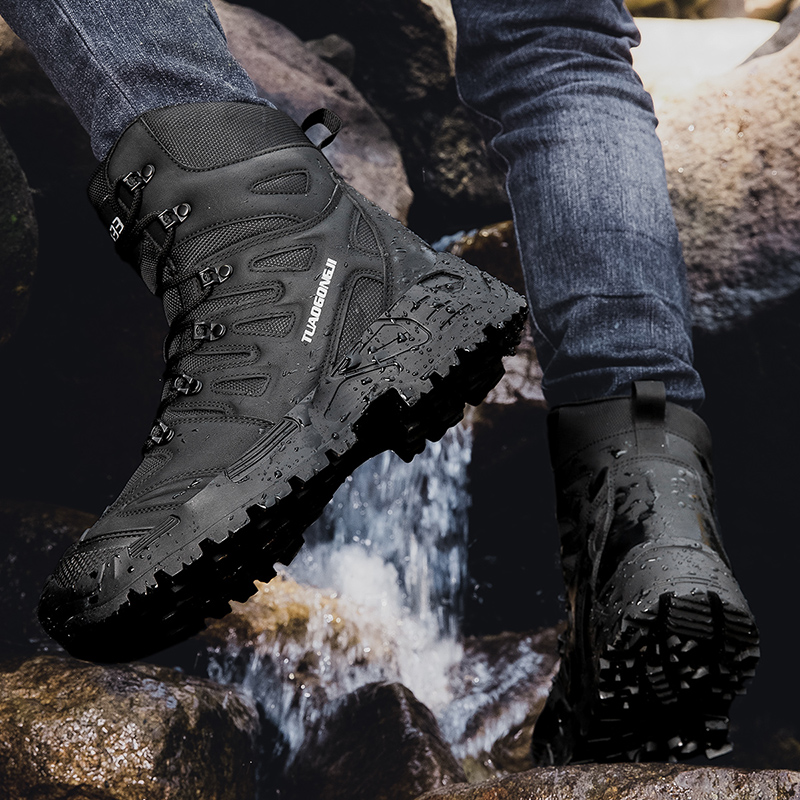 남성용 대형 사이즈 야외 전술 훈련 하이킹 신발 (야전 - Men'S Training Shoes 리뷰 및 가격